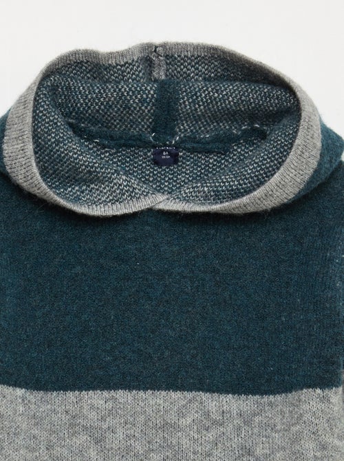 Hoodie met colorblock-patroon - Kiabi