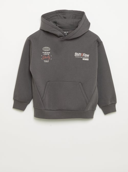 Hoodie met kangoeroezak - Kiabi