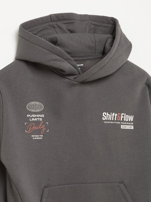 Hoodie met kangoeroezak - Kiabi