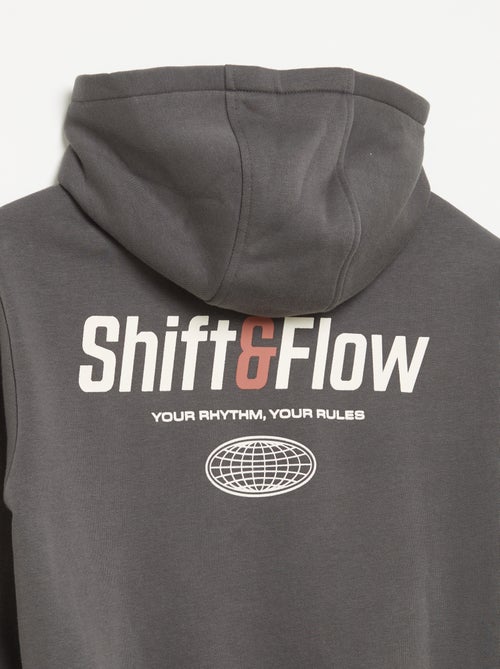 Hoodie met kangoeroezak - Kiabi