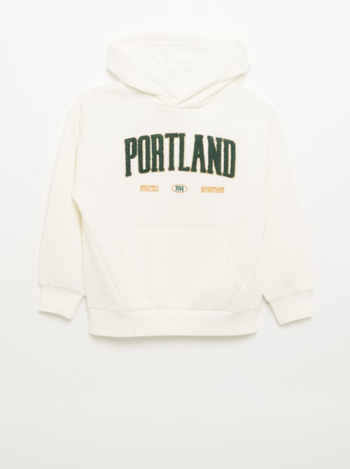 Hoodie met kangoeroezak - Kiabi