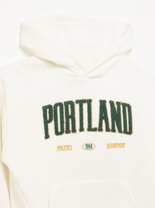 Hoodie met kangoeroezak - Kiabi