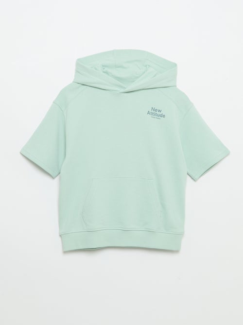 Hoodie met korte mouwen - Kiabi Hoodie met korte mouwen - Kiabi
