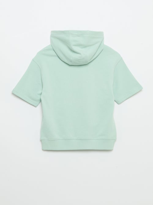 Hoodie met korte mouwen - Kiabi Hoodie met korte mouwen - Kiabi