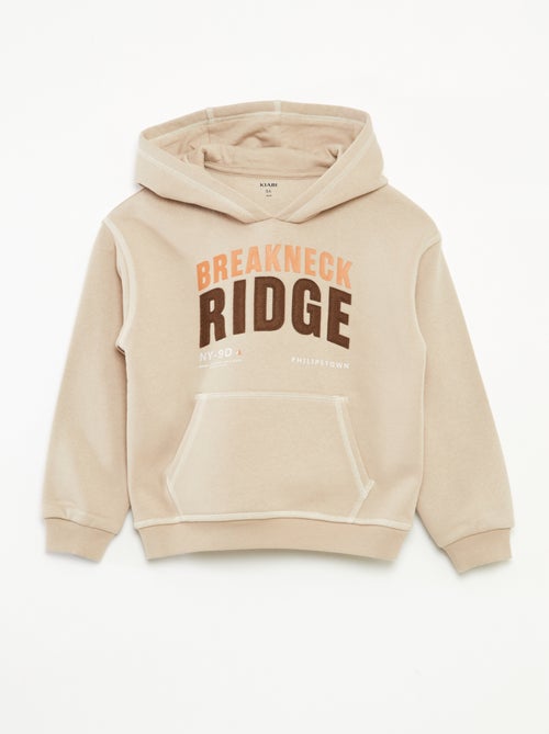 Hoodie met print - Kiabi