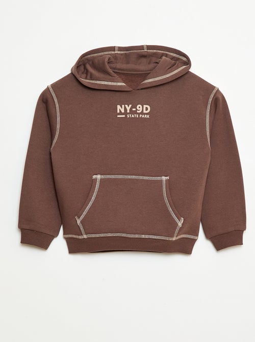 Hoodie met print - Kiabi