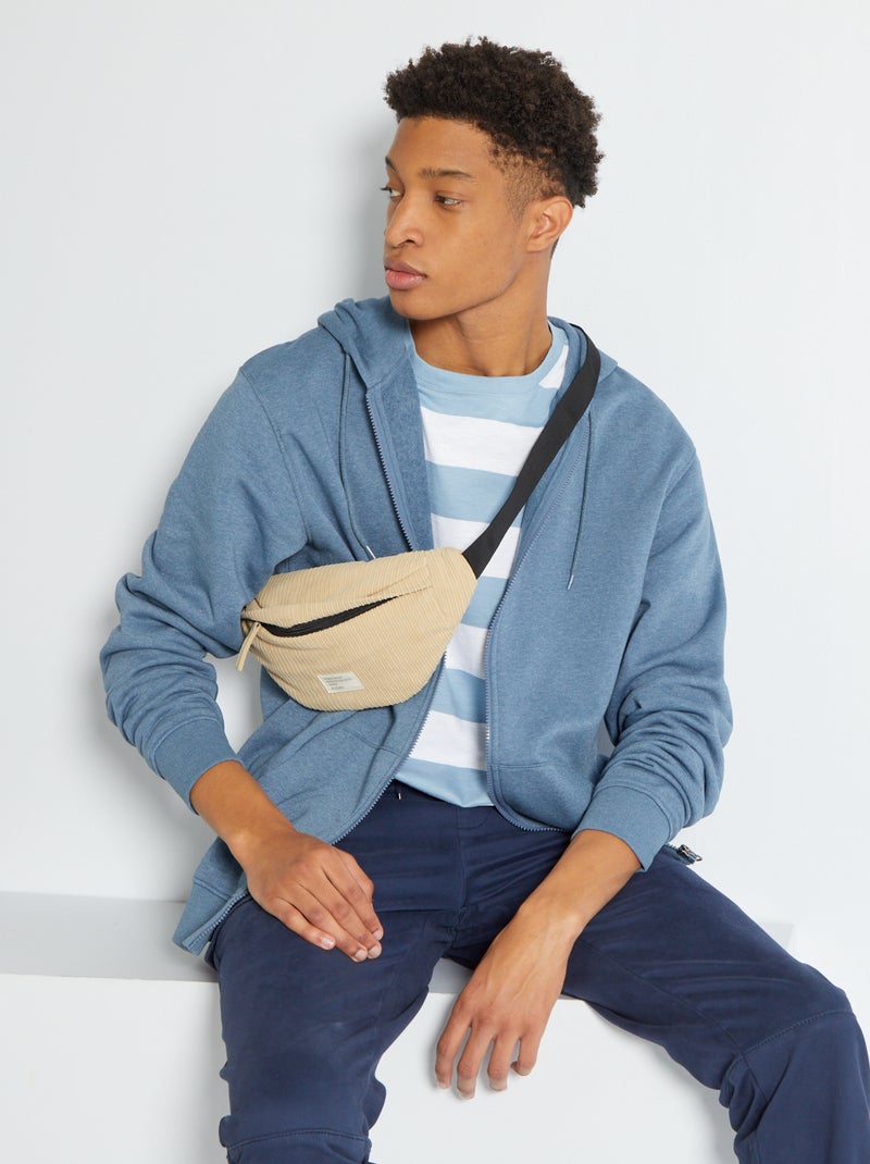 Hoodie met rits +1m90 BLAUW - Kiabi