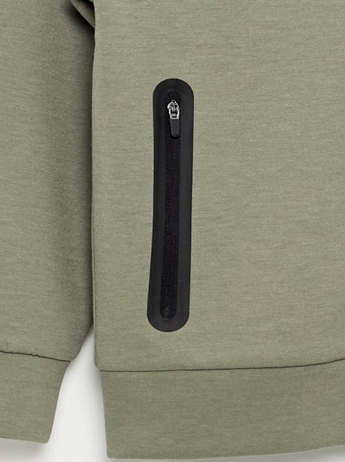 Hoodie met rits en 2 ritszakken - Kiabi Hoodie met rits en 2 ritszakken - Kiabi