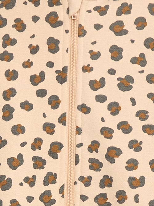 Hoodie met rits en print - Kiabi