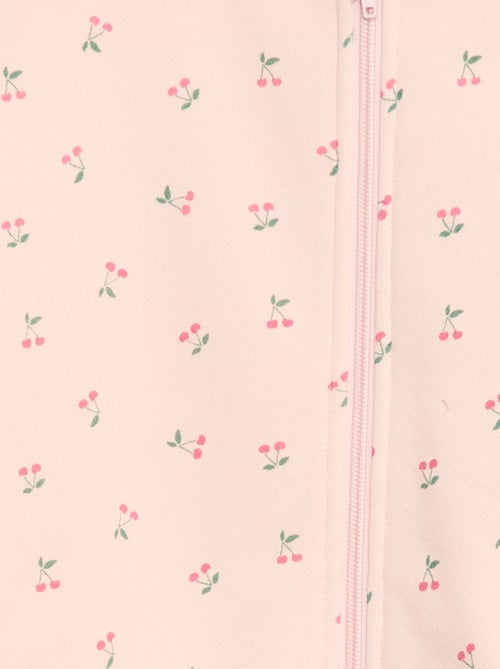 Hoodie met rits en print - Kiabi