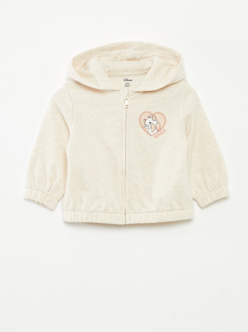 Hoodie met rits 'Marie' Biege - Kiabi