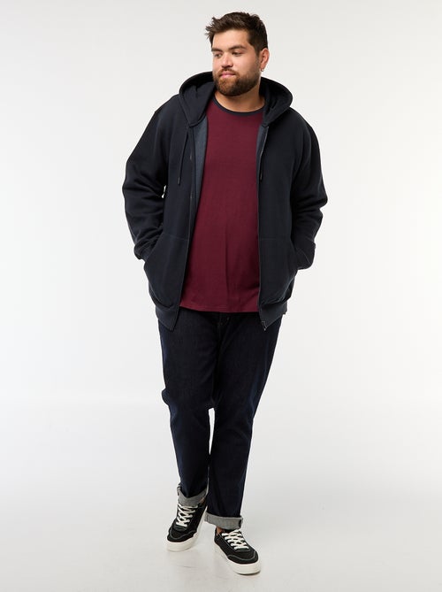 Hoodie met ritssluiting - Kiabi