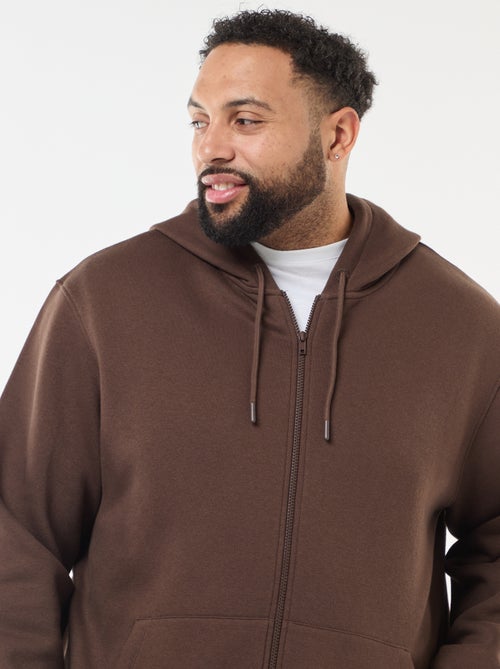 Hoodie met ritssluiting - Kiabi