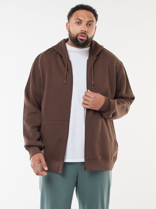 Hoodie met ritssluiting - Kiabi