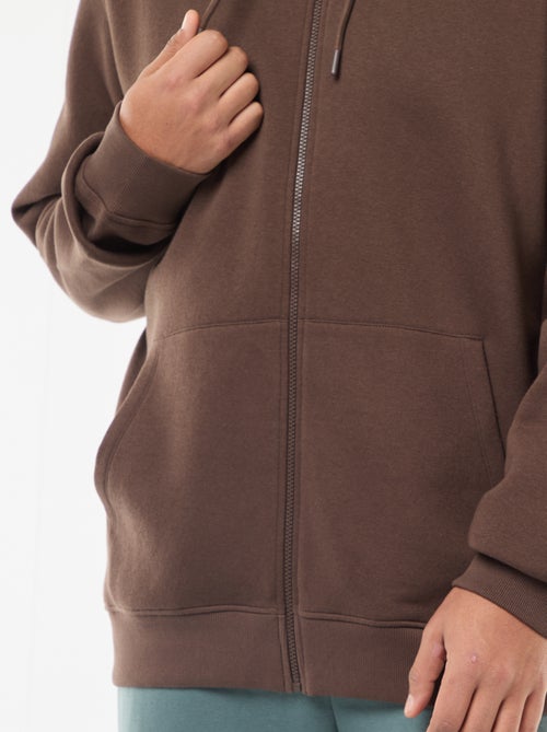 Hoodie met ritssluiting - Kiabi