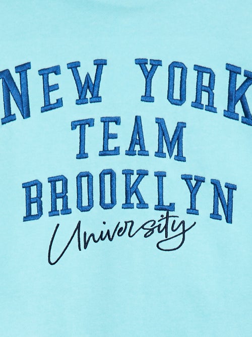 Hoodie met skateprint - Kiabi