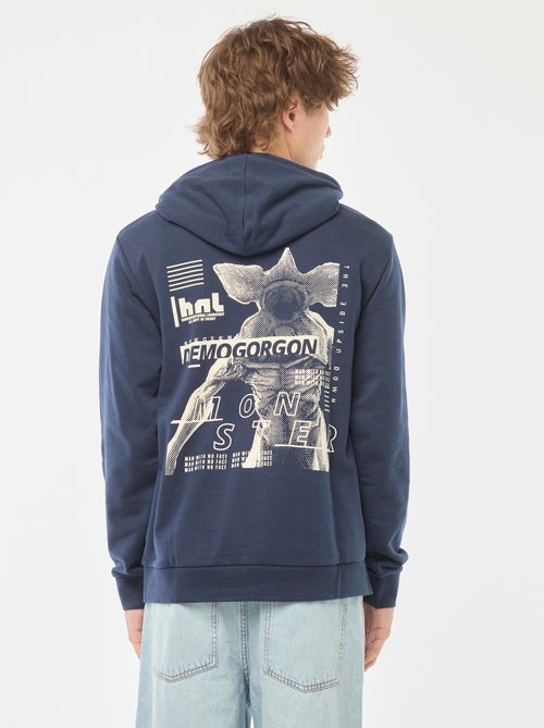 Hoodie met Stranger Things-print voor en achter - Kiabi