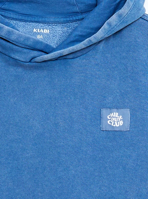 Hoodie met verwassen effect - Kiabi