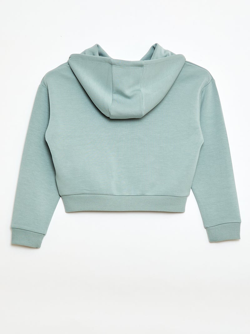 Hoodie met zachte touch Blauw - Kiabi