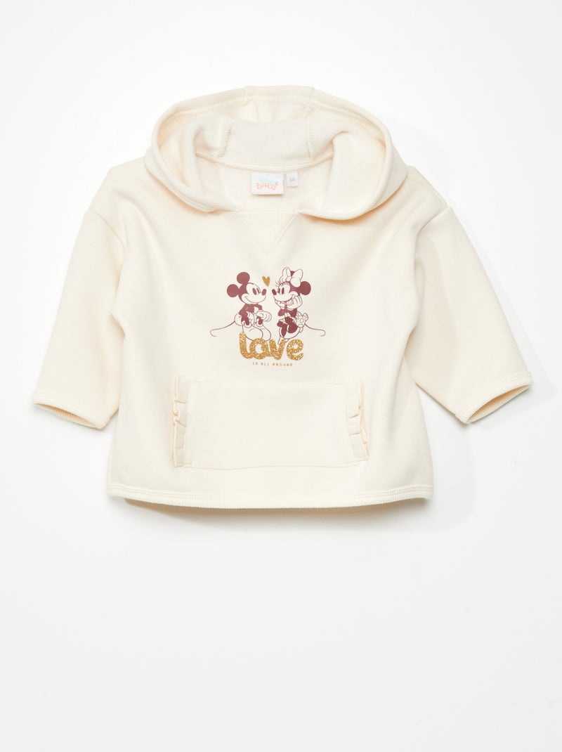 Hoodie 'Mickey' WIT - Kiabi