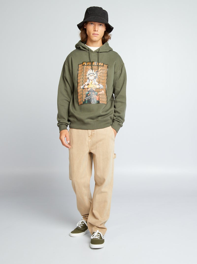 Hoodie 'My Hero Academia' KAKI - Kiabi