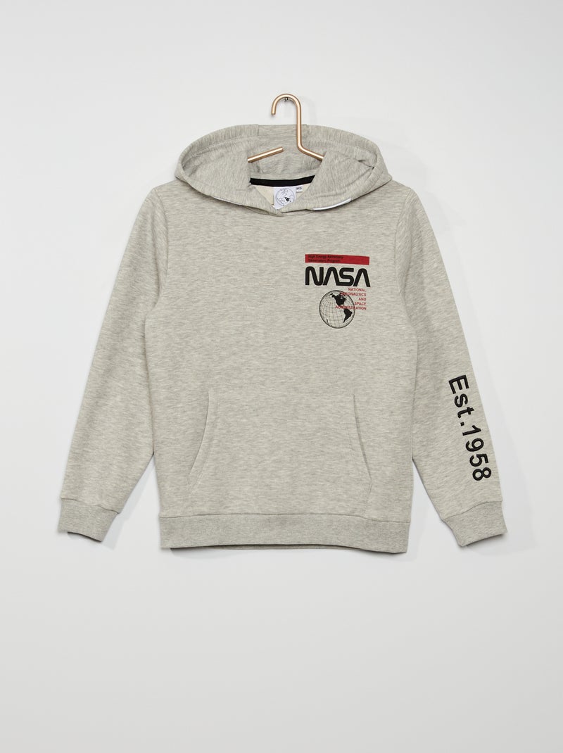 Hoodie 'NASA' GRIJS - Kiabi