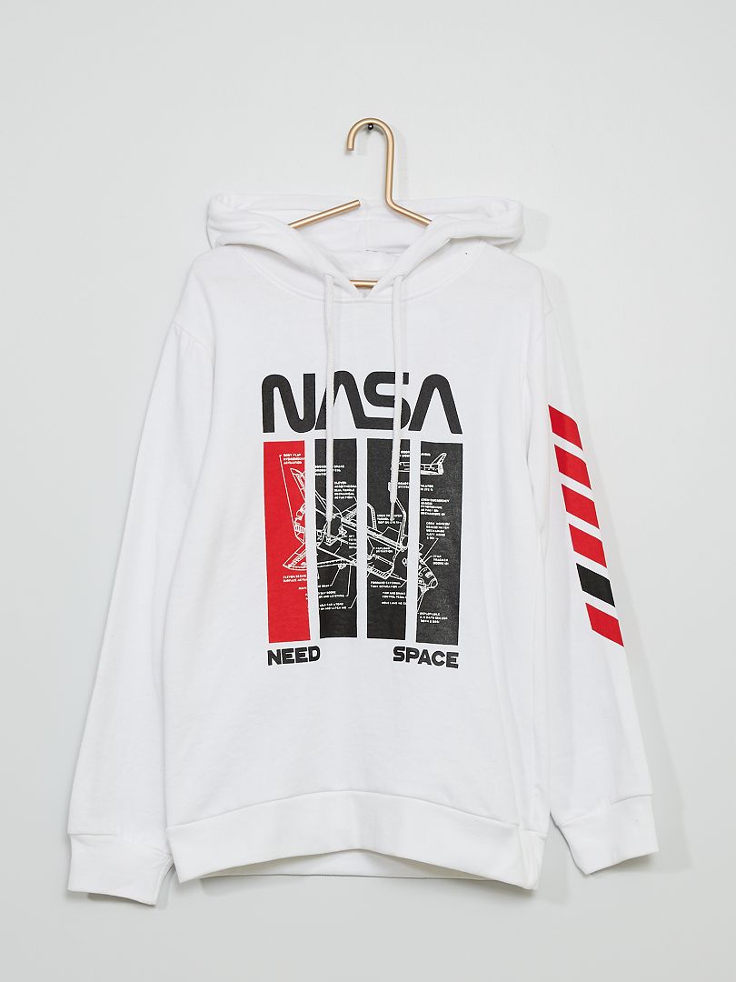 Witte nasa sale hoodie