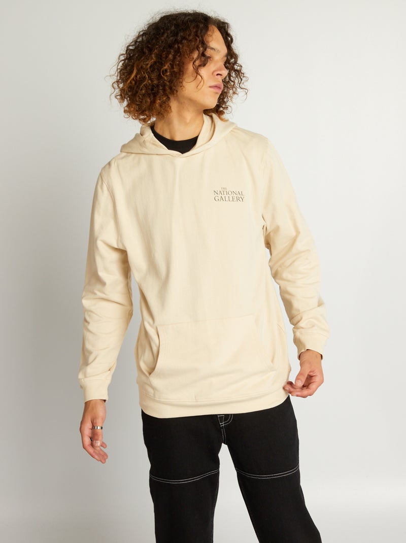 Hoodie 'National Gallery' BIEGE - Kiabi