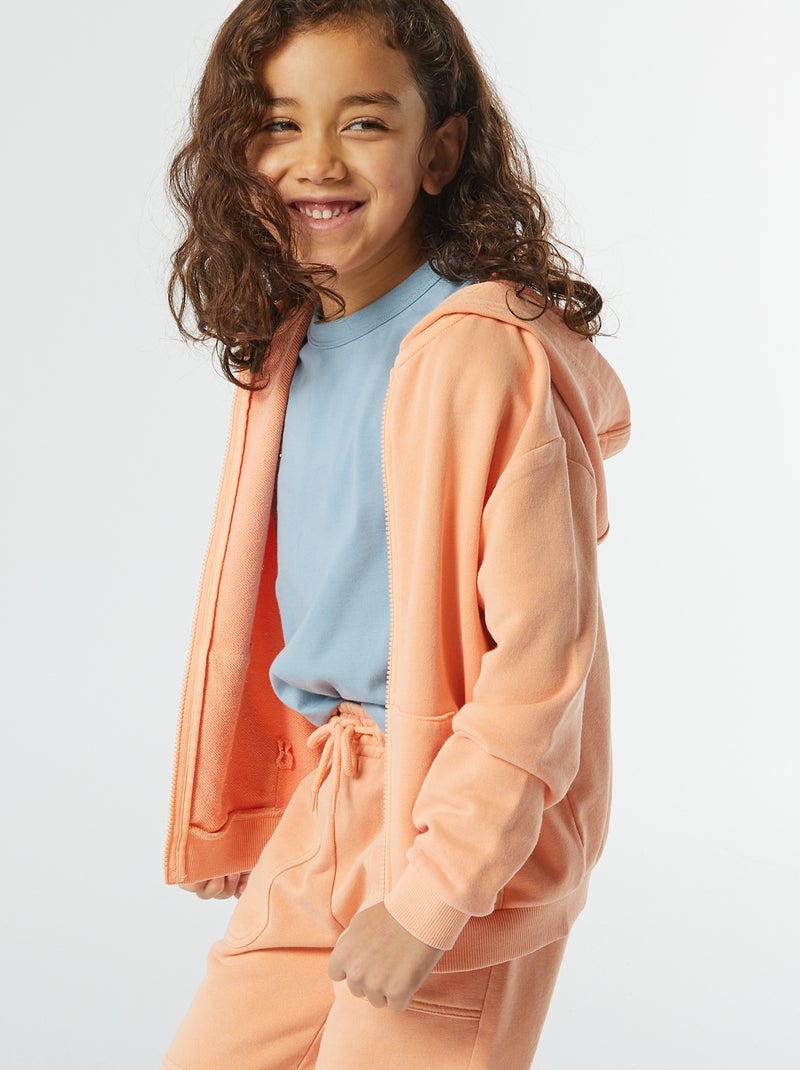 Hoodie ORANJE - Kiabi