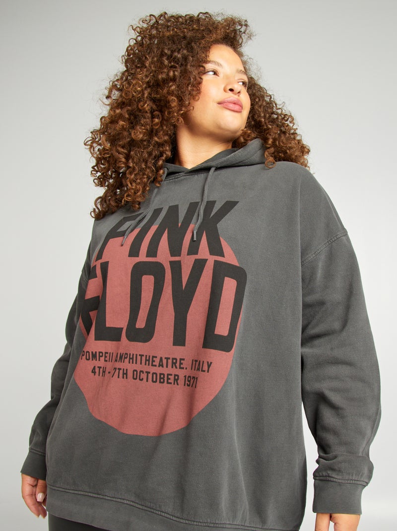 Hoodie 'Pink Floyd' ZWART - Kiabi