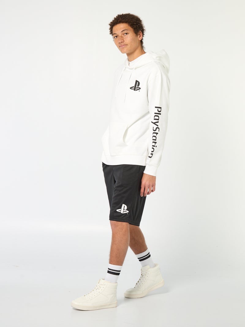 Hoodie 'Playstation' Wit - Kiabi