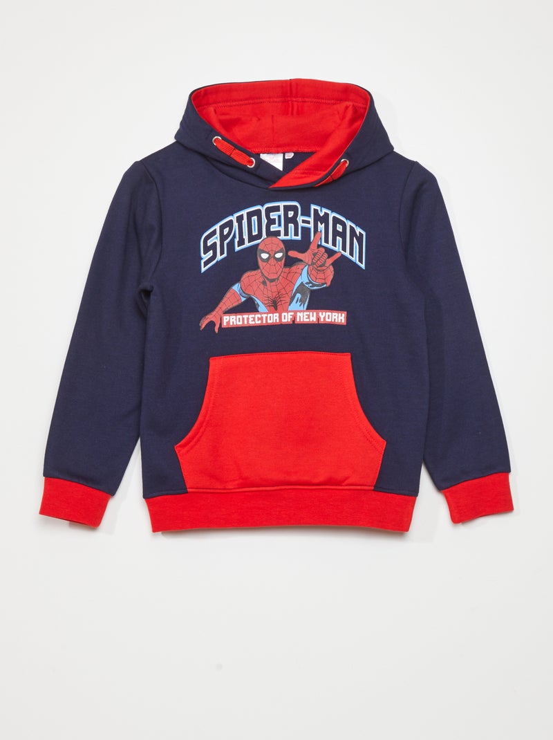 Hoodie 'Spider-Man' BLAUW - Kiabi