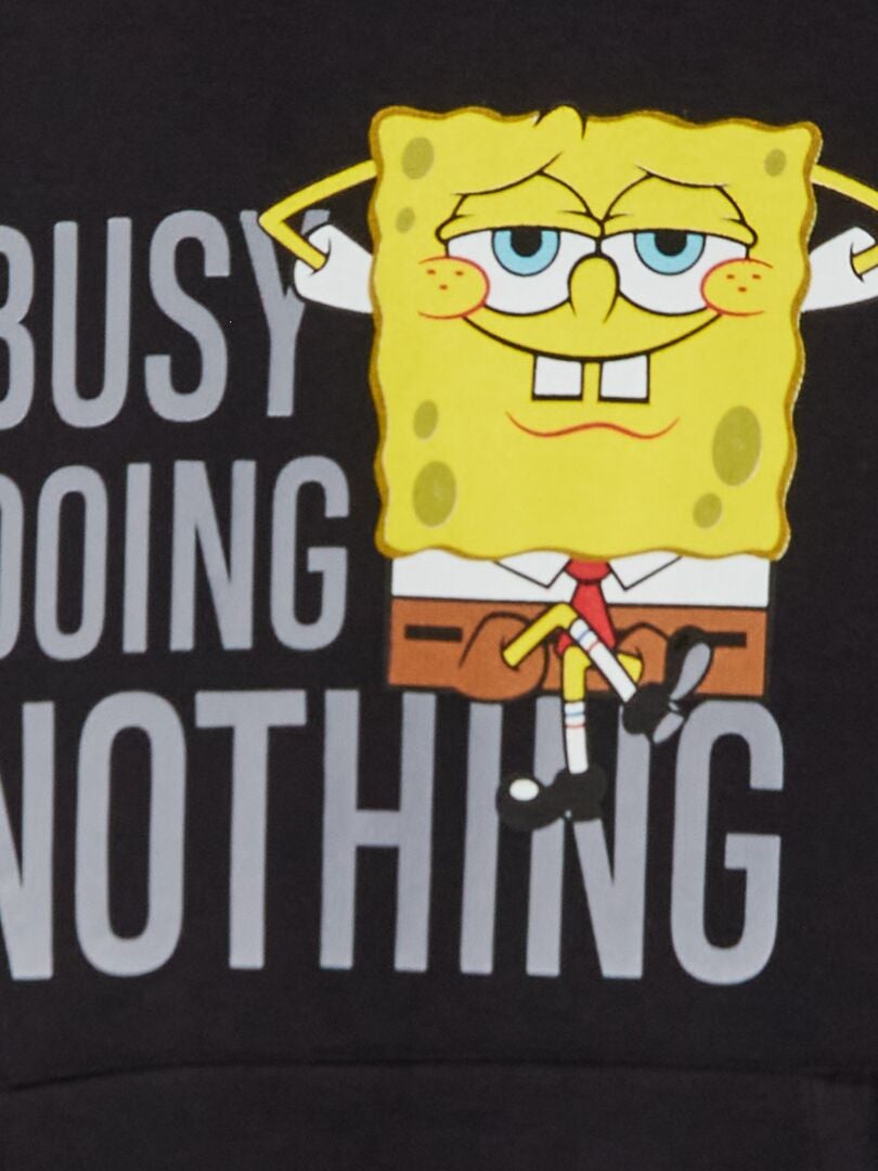 Hoodie 'SpongeBob' zwart - Kiabi
