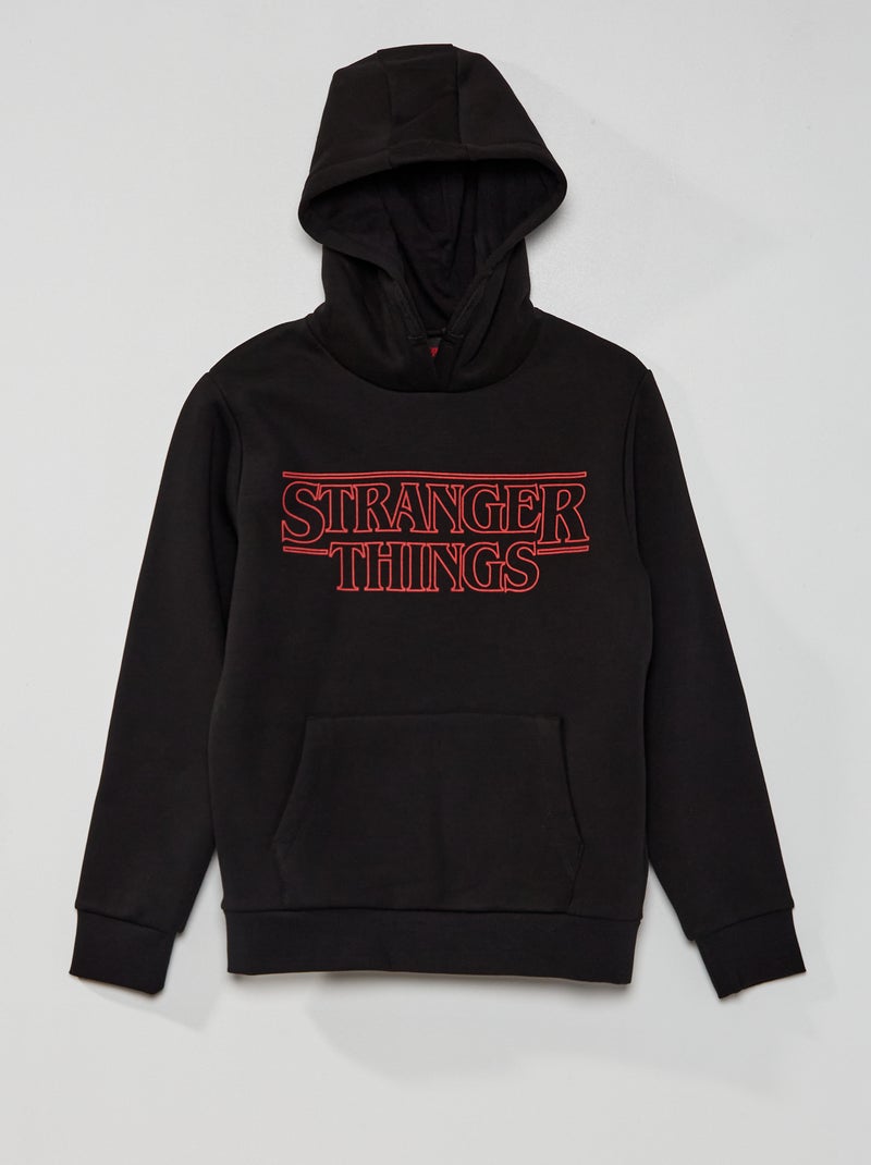 Hoodie 'Stranger Things' zwart - Kiabi