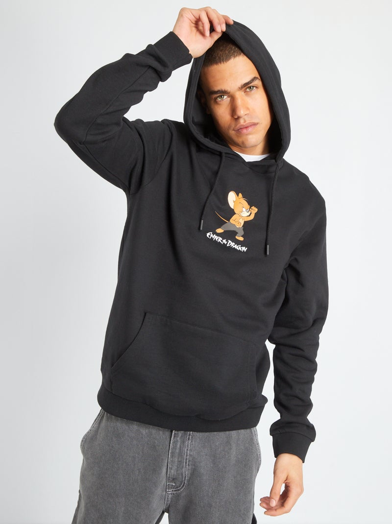 Hoodie 'Tom & Jerry' ZWART - Kiabi