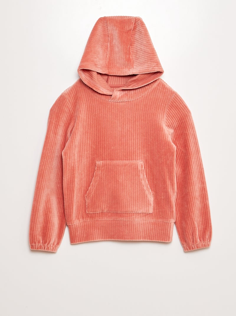 Hoodie van corduroy ROSE - Kiabi