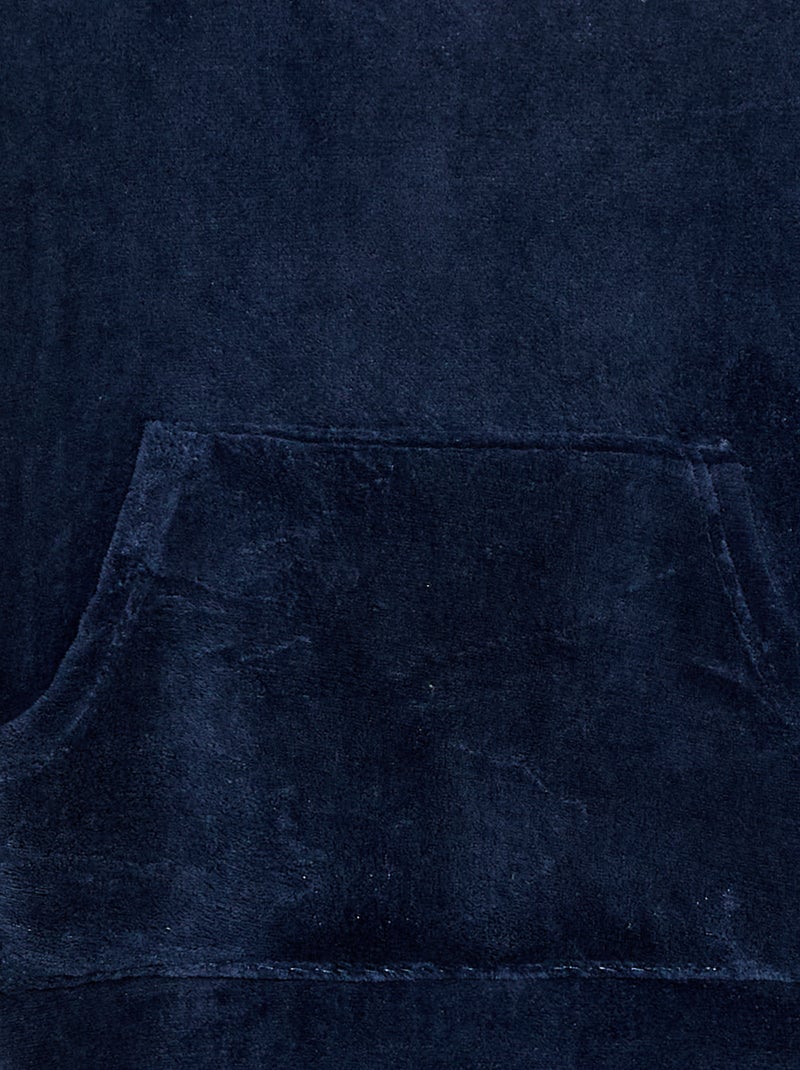 Hoodie van fleece Blauw - Kiabi