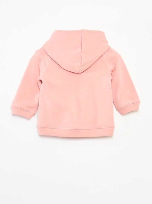 Hoodie van fleece met konijndetail - Kiabi