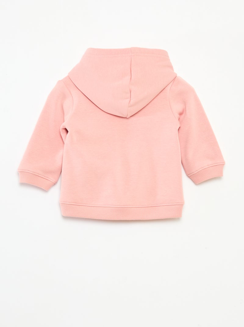 Hoodie van fleece met konijndetail Rose - Kiabi