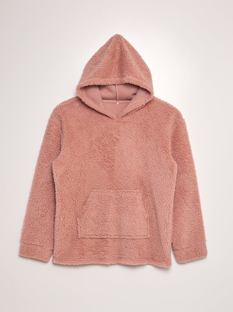 Hoodie van fleece ROSE - Kiabi