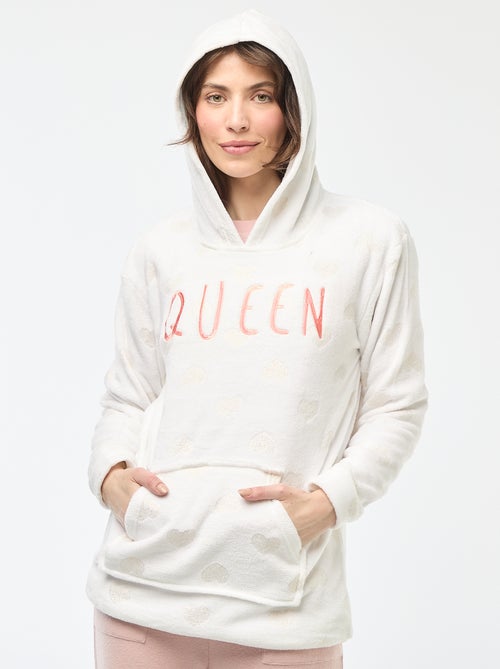 Hoodie van fleece - Kiabi