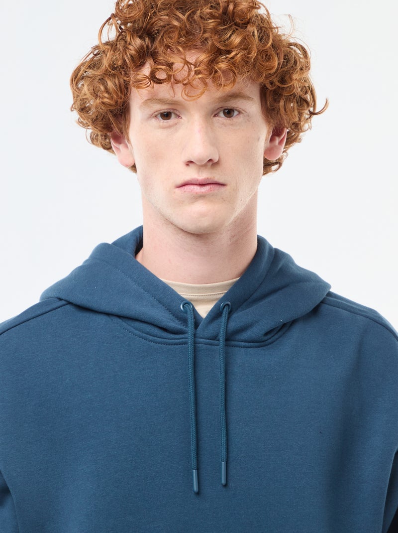 Hoodie van joggingstof Blauw - Kiabi