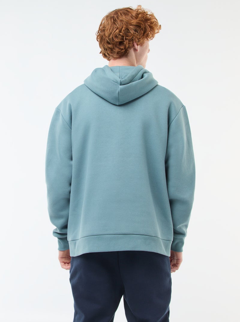 Hoodie van joggingstof Blauw - Kiabi