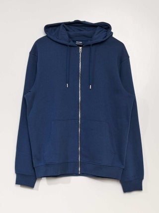 Hoodie van joggingstof