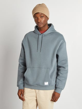 Hoodie van joggingstof