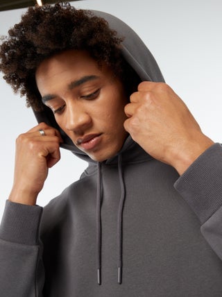 Hoodie van joggingstof