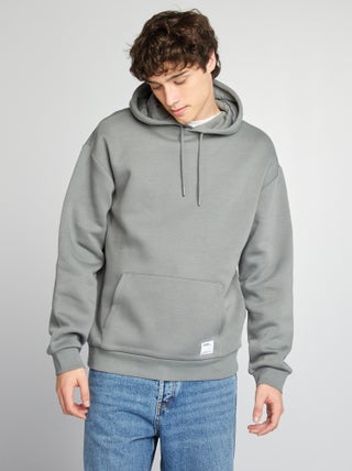 Hoodie van joggingstof