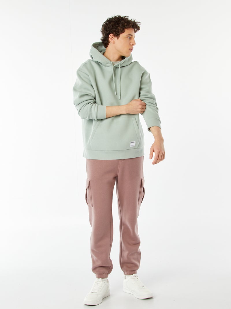 Hoodie van joggingstof Groen - Kiabi