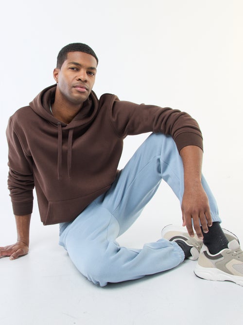 Hoodie van joggingstof met kangaroezak - Kiabi