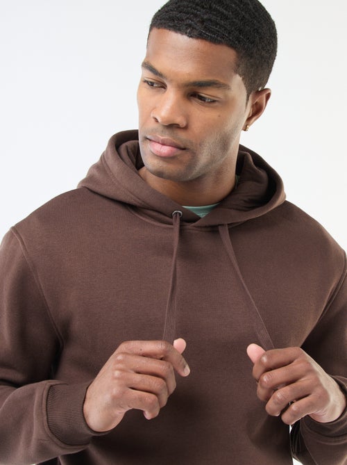 Hoodie van joggingstof met kangaroezak - Kiabi